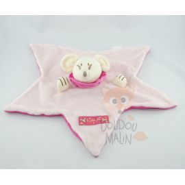  souris les petites fées etoile rose beige 